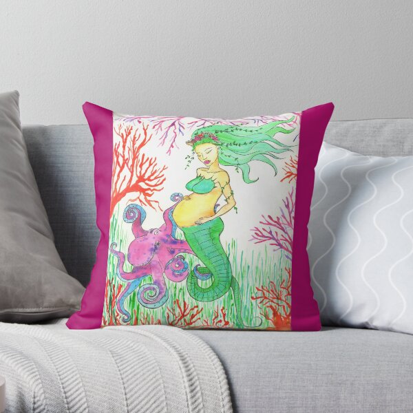 The Ocean Call Pillows Cushions for Sale Redbubble