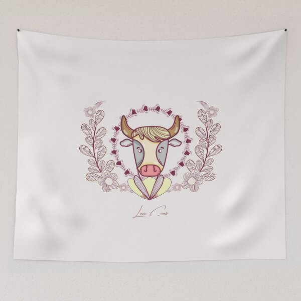 Item preview, Leafy Cow Emblem designed and sold by Millenial Designs.