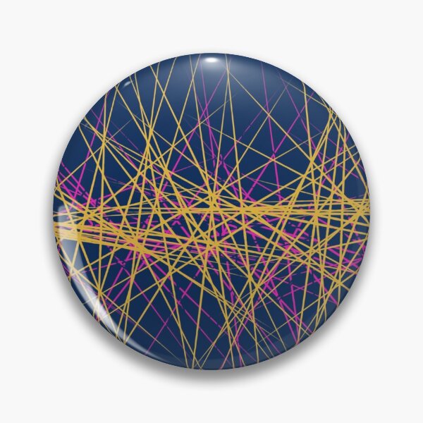 Spiny Golden Glow Magenta Pin