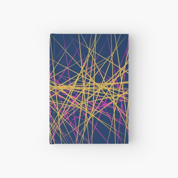 Spiny Golden Glow Magenta Hardcover Journal