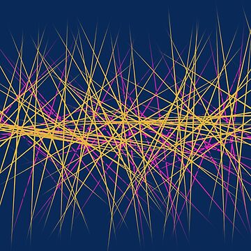 Artwork thumbnail, Spiny Golden Glow Magenta by HappigalArt