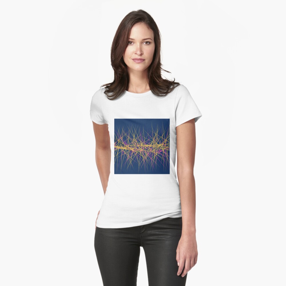 Item preview, Fitted T-Shirt designed and sold by HappigalArt.