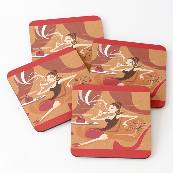 Item preview, Meet Me For Coffee - card designed and sold by Beesty.