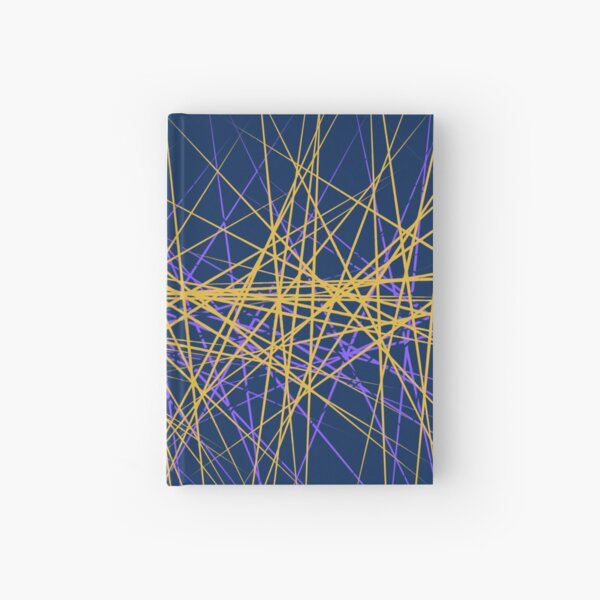 Spiny Golden Glow Purple Hardcover Journal