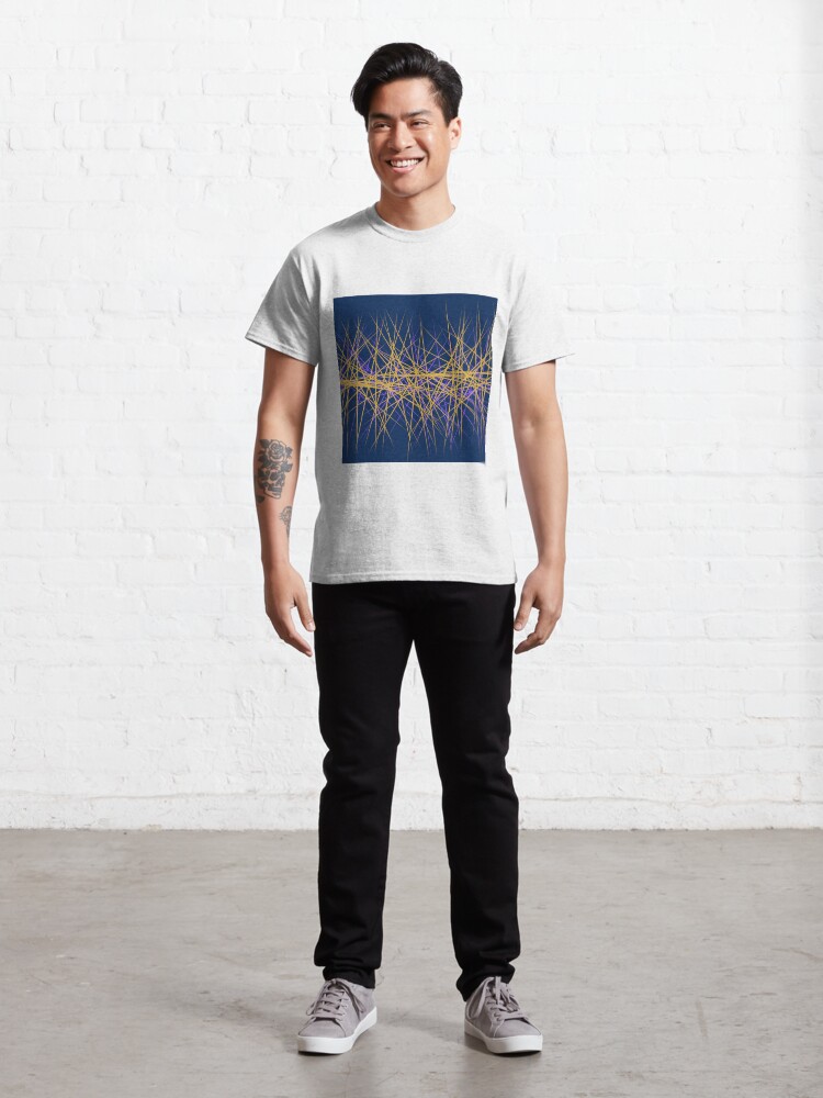 Alternate view of Spiny Golden Glow Purple Classic T-Shirt