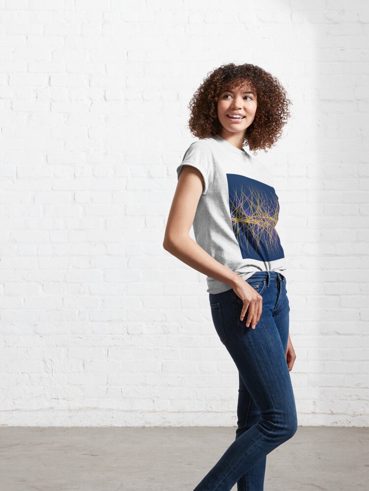 Alternate view of Spiny Golden Glow Purple Classic T-Shirt
