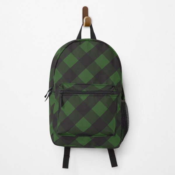 Item preview, Dark Green and Black Check Gingham Plaid designed and sold by SqueakyRicardo.