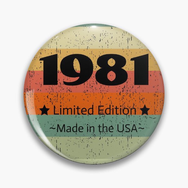 Item preview, Born in 1981 - Limited Edition - Made in the USA designed and sold by HeatherPore.