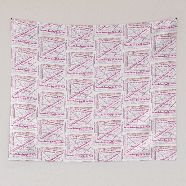 Item preview, Wade Kinsella Quote Collage (pink) designed and sold by LadyTrue.