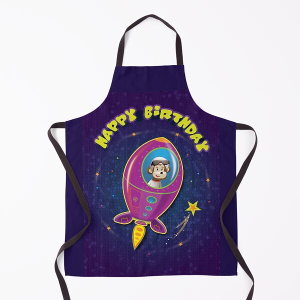 Item preview, Space Monkey birthday card designed and sold by Beesty.