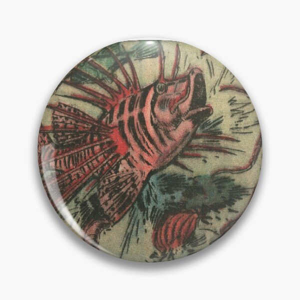 Item preview, Lion Fish - Vintage Retro Ocean Comic designed and sold by elevens.