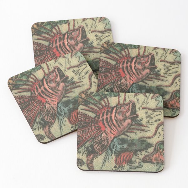 Item preview, Lion Fish - Vintage Retro Ocean Comic designed and sold by elevens.