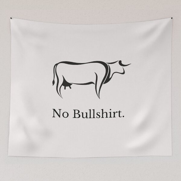Item preview, No Bullshirt designed and sold by Millenial Designs.