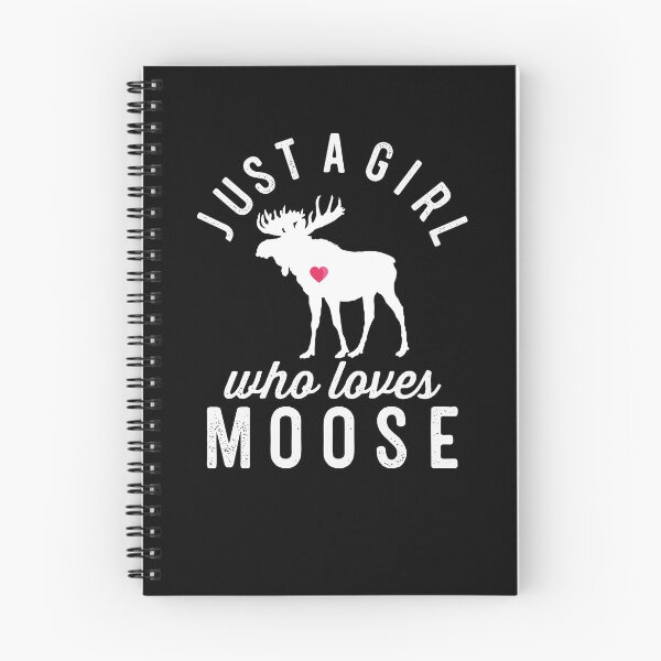 Item preview, Just a Girl Who Loves Moose designed and sold by CherryBombShop.