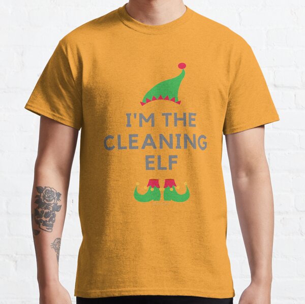 The Cleaning Elf, Funny Cleaning Humor Classic T-Shirt