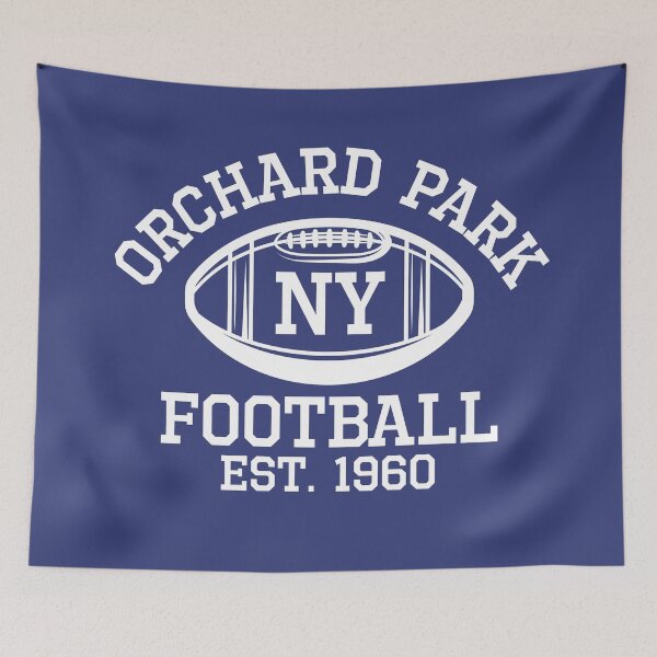 Item preview, Vintage Orchard Park New York Football Team Sport Blue designed and sold by AmpersandCuster.
