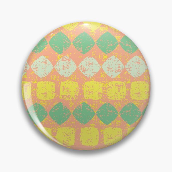 Item preview, Vector orange seamless pattern of diamond and squares stripes with grunge texture.  designed and sold by jamiesoondesign.