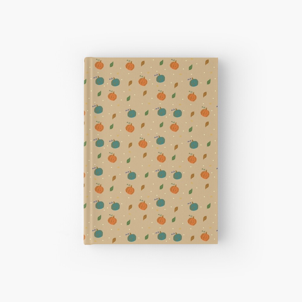 Pumpkins and Leaves Hardcover Journal