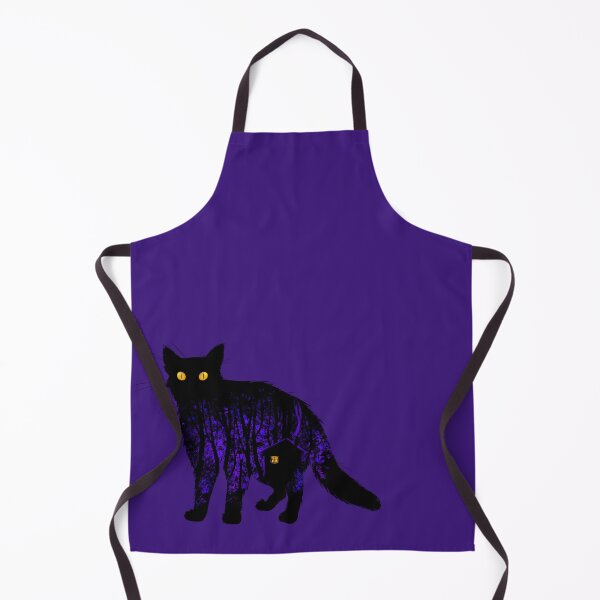 Item preview, Spooky cat in the woods designed and sold by bluejayknits.