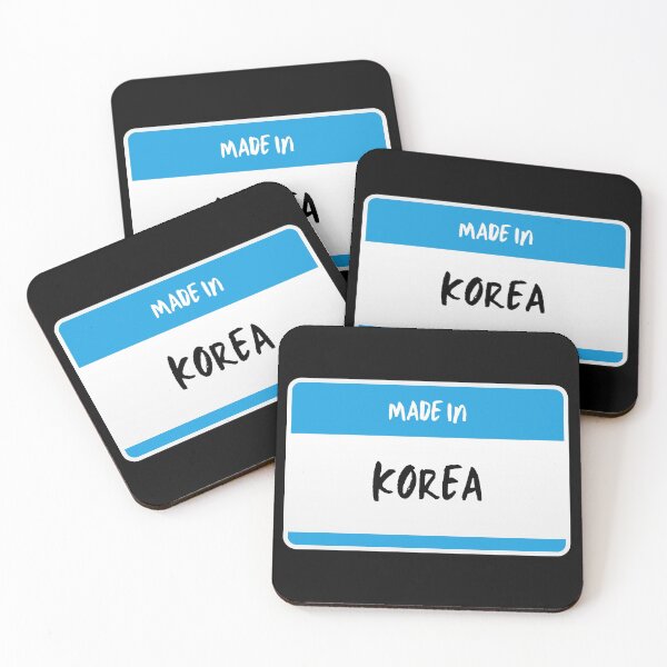 Item preview, Made In Korea - Name Tag designed and sold by theKoreanRage.