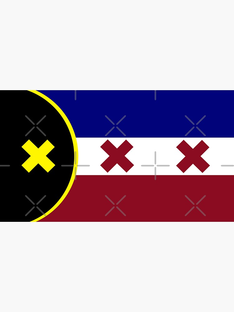 "l’manberg flag" Sticker by artbyiman | Redbubble