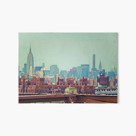 Artikel-Vorschau von New York City Skyline-Illustration, designt und verkauft von tremendoustees.
