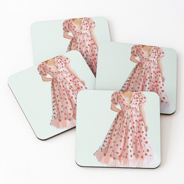 Item preview, pretty strawberry dress designed and sold by colorfullyso.