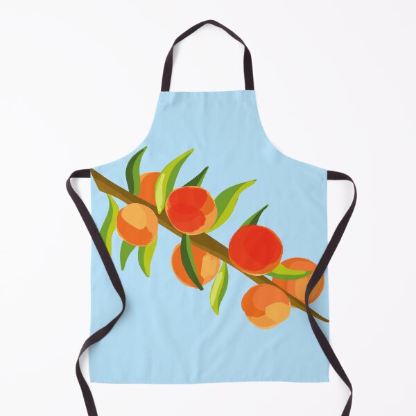 Item preview, Peach Branch Blue Background designed and sold by orrange.