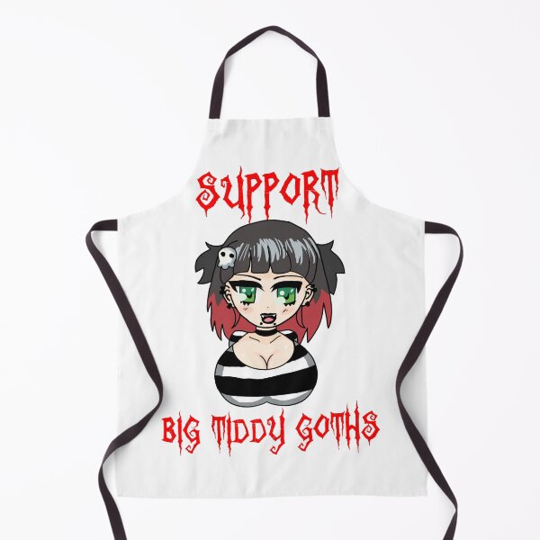 Item preview, Support Big Tiddy Goths Anime Girl designed and sold by alatoxic.