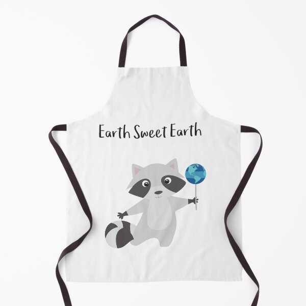 Item preview, Earth Sweet Earth - Lovely Raccoon and the Earth Lollipop - Happy Earth Day designed and sold by thewishdesigns.