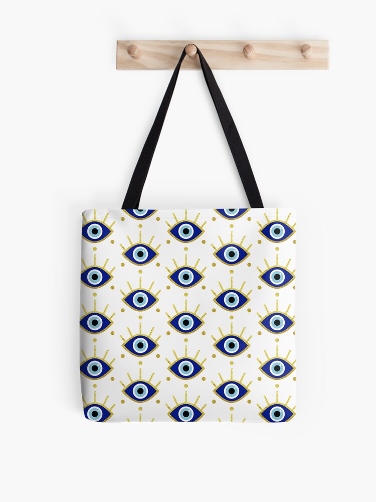 Cute Nazar Charm Bad Eye Protected Masallah Turkish Culture Tote Bag :  Clothing, Shoes & Jewelry - Amazon.com