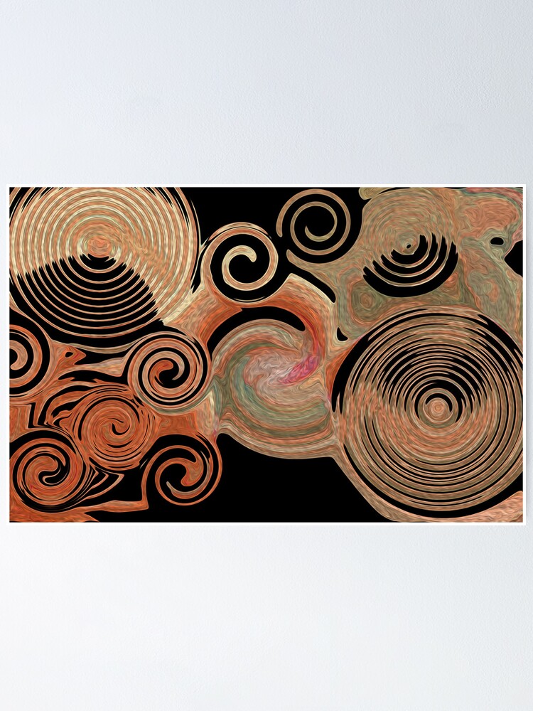 "Circles Of My Mind" Poster by MIRAGEGAL Redbubble