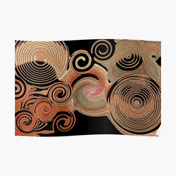 "Circles Of My Mind" Poster by MIRAGEGAL Redbubble