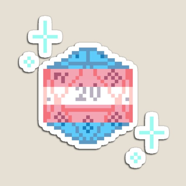 Item preview, Pixel D20 - Trans Pride designed and sold by cakewarlock.