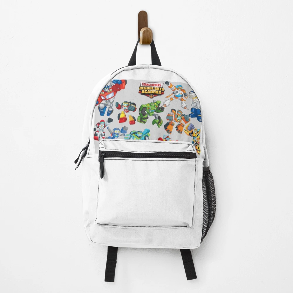 transformers rescue bots gray Backpack - Main Image