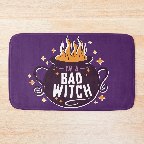 Item preview, I'm a Bad Witch | Funny Halloween | Cute Witch Cauldron designed and sold by SLAG-Creative.