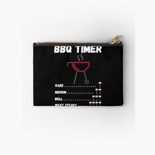 Item preview, BBQ Timer One Two Three Four Glasses Wine What Steak? - by Boo-da-chay designed and sold by Boo-da-chay.