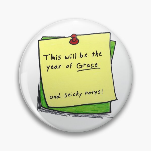 Item preview, Sticky Notes and Grace designed and sold by kudzookeeper.