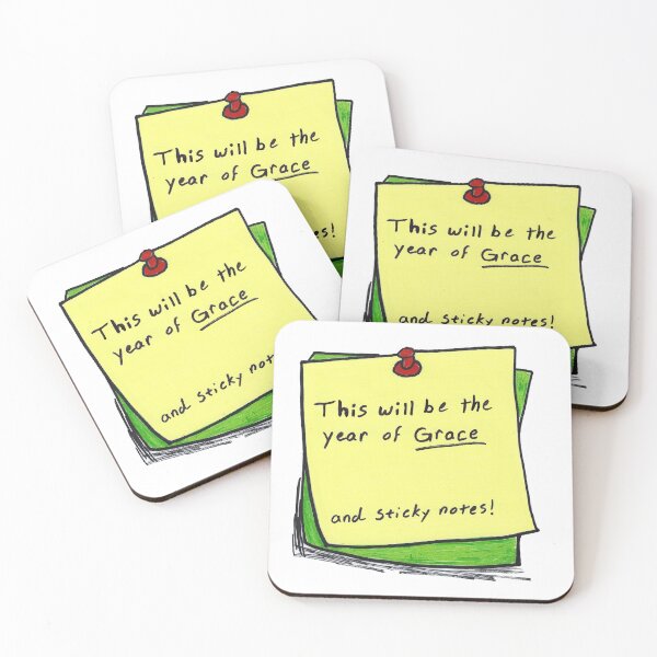 Item preview, Sticky Notes and Grace designed and sold by kudzookeeper.