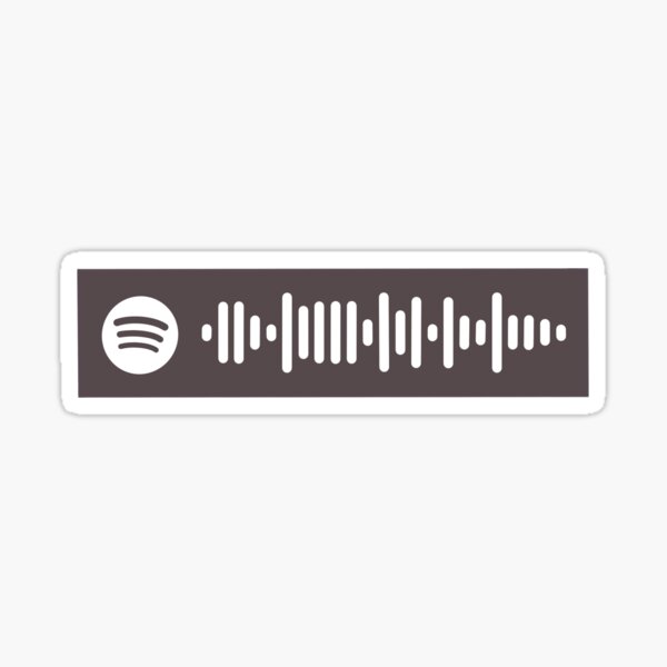 Cigarette Daydreams Cage The Elephant Spotify Code Stickers | Redbubble