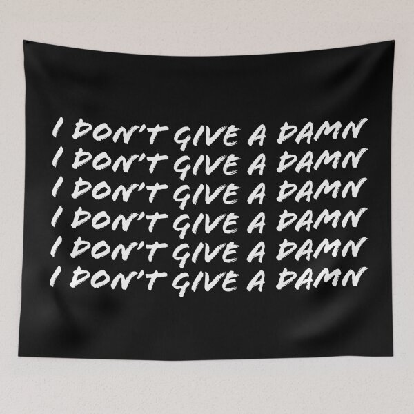 Item preview, I don't give a damn designed and sold by Mermaidssparkle.