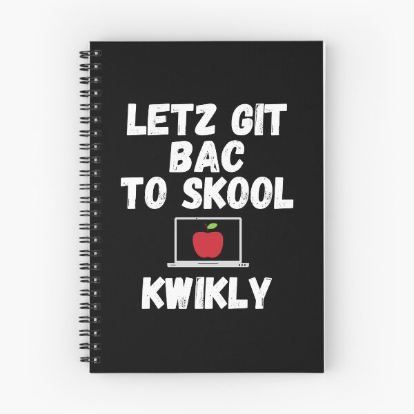 Item preview, Letz git bac to skool kwikly- Let's get back to School Quickly - by Boo-da-chay designed and sold by Boo-da-chay.