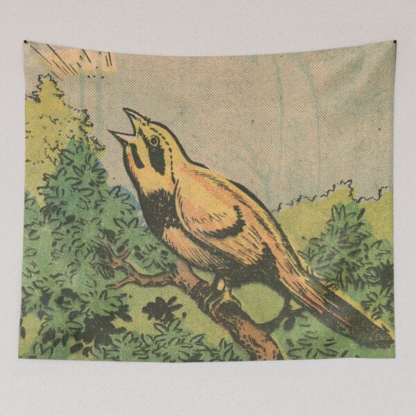 Item preview, Yellow Songbird - Vintage Retro Pop Art Comic designed and sold by elevens.