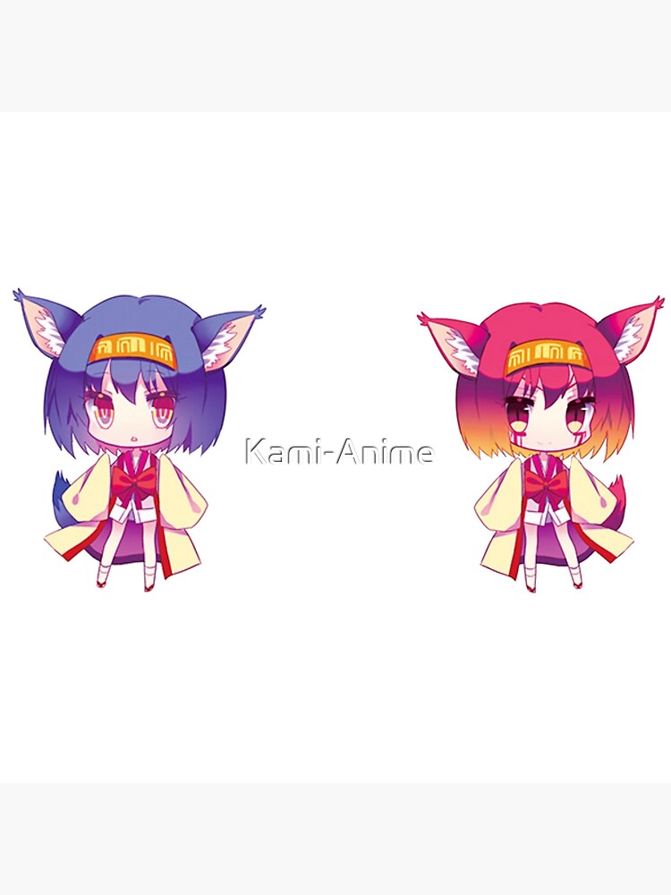 No Game No Life Izuna Hatsuse Chibi Art Board Print By Kami Anime Redbubble
