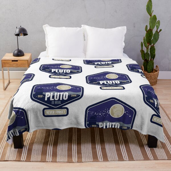 Item preview, Pluto Is Real 1930 - 2006 Never Forget Retro Vintage Blue designed and sold by GravitiTees.
