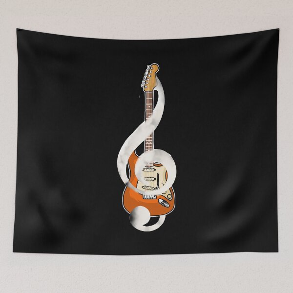 Item preview, Electric Guitar Guitarist Music Notes designed and sold by NeXore.