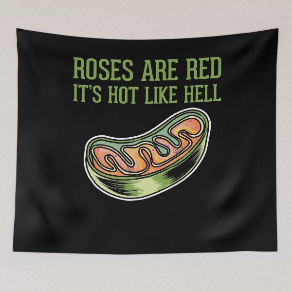Item preview, Roses are Red Mitochondria Powerhouses of the Cell designed and sold by NeXore.