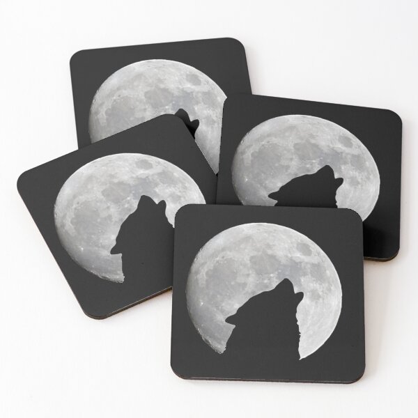 Item preview, Halloween Full Moon with Wolf Silohette designed and sold by Ashstone23.