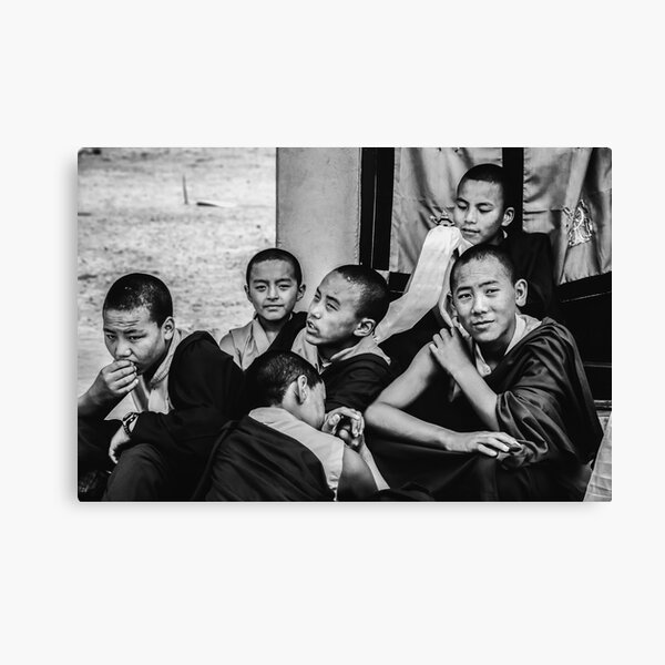 Buddha Boys Canvas Print