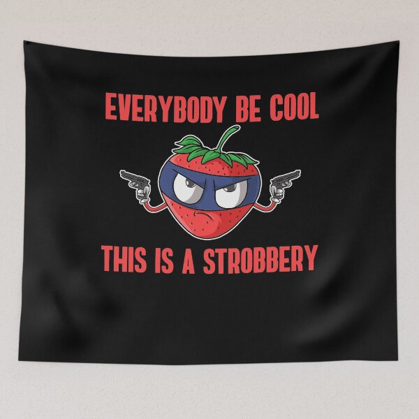 Item preview, This is a Strobbery - Funny Strawberry Robbery designed and sold by NeXore.